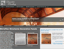 Tablet Screenshot of decorativepanelling.com